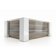 Mueble de recepción para oficina White Clean