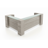 Mueble de recepción para oficina White Clean