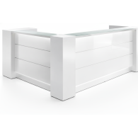Mueble de recepción para oficina White Clean