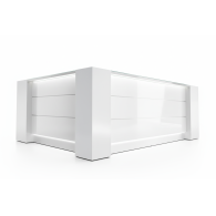Mueble de recepción para oficina White Clean