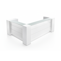 Mueble de recepción para oficina White Clean