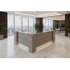 Mueble de recepción para oficina White Clean
