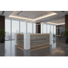 Mueble de recepción para oficina White Clean