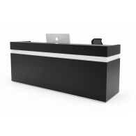 Mueble de recepción para oficina Gris / Confort