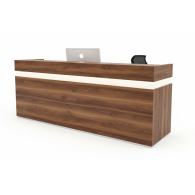 Mueble de recepción para oficina Gris / Confort