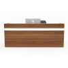 Mueble de recepción para oficina Gris / Confort