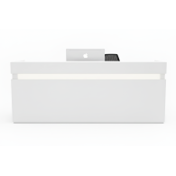 Mueble de recepción para oficina Gris / Confort
