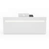 Mueble de recepción para oficina Gris / Confort