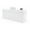Mueble de recepción para oficina Gris / Confort