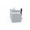Mueble de recepción para oficina Gris / Confort