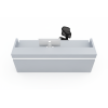 Mueble de recepción para oficina Gris / Confort