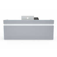 Mueble de recepción para oficina Gris / Confort