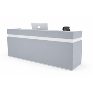 Mueble de recepción para oficina Gris / Confort