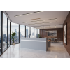 Mueble de recepción para oficina Gris / Confort