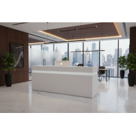Mueble de recepción para oficina Gris / Confort