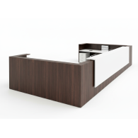 Mueble de recepción de oficina modern LAMINATED