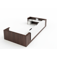 Mueble de recepción de oficina modern LAMINATED