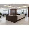 Mueble de recepción de oficina modern LAMINATED