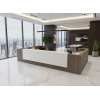 Mueble de recepción de oficina modern LAMINATED