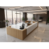 Mueble de recepción de oficina modern LAMINATED