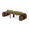 Estación de Trabajo Mueble de oficina NEXO WOOD