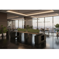 Estación de Trabajo Mueble de oficina NEXO WOOD