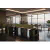 Estación de Trabajo Mueble de oficina NEXO WOOD