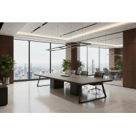 Mesa para sala de Juntas NERO LINEAR