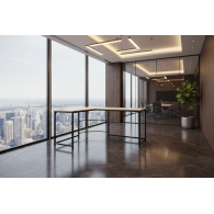 Escritorio para oficina mueble vértice L