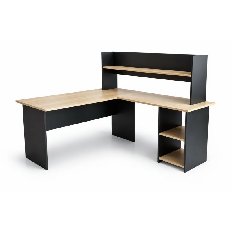 Escritorio Bachiller Escuadra Repisas Librero 140×150 - Inicio - Muebles de oficina de alta calidad al mejor precio 