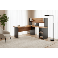 Escritorio Bachiller Escuadra Repisas Librero 140×150