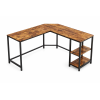 Escritorio L Industrial Vintage Rústico| Muebles de Oficina