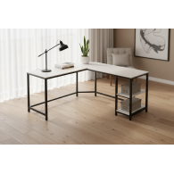 Escritorio L Industrial Vintage Rústico| Muebles de Oficina