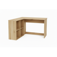 Escritorio en forma de L Marrón Oscuro