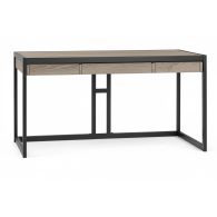 Escritorio industrial moderno de madera