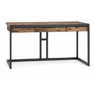 Escritorio industrial moderno de madera