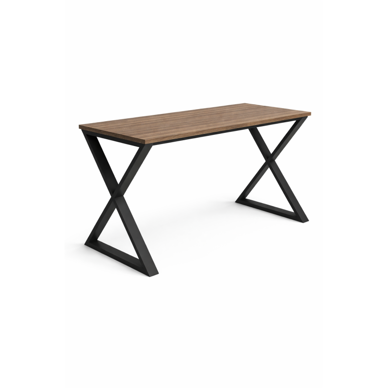 Escritorio Estilo Industrial Nogal - Home - Muebles de oficina de alta calidad al mejor precio 