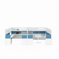Estación de Trabajo WORK FLOW | Estaciones de Trabajo para Oficina