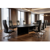 Mesa de Juntas Élite Oval Black