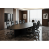 Mesa de Juntas Élite Oval Black