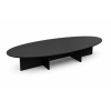 Mesa de Juntas Élite Oval Black