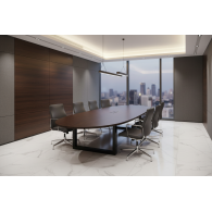 Mesa de Juntas Ovalia Executive Wood