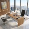 Escritorio mueble de oficina con estantes