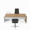 Escritorio mueble de oficina con estantes