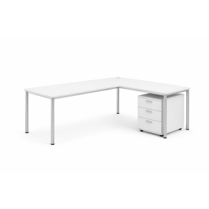 Escritorio Ejecutivo Modular WhiteLine Pro L