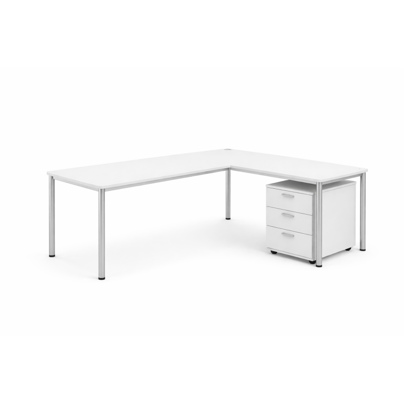 Escritorio Ejecutivo Modular WhiteLine Pro L - Escritorios directivos - Muebles de oficina de alta calidad al mejor precio 