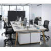 Mueble para oficina modular 4 personas