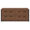 Archivero para oficina Horizon Wood 4 | Credenza para Oficina con 4 Gavetas y Cerradura