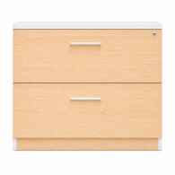 Archivero Ejecutivo Elite File 2 | Archivero Horizontal para Oficina con 2 Gavetas y Cerradura