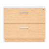 Archivero Ejecutivo Elite File 2 | Archivero Horizontal para Oficina con 2 Gavetas y Cerradura